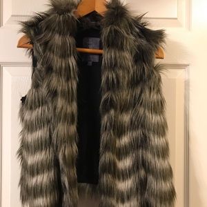 Guess faux fur vest/coat.